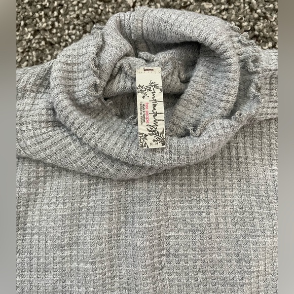 Free People Make It Easy Thermal - Light Gray / M - Picture 5 of 5